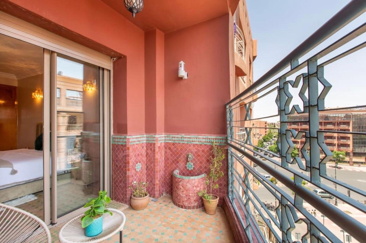 Luxury Appartement Gueliz Center Marrakesh Exteriör bild